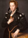 Живопись | Аньоло Бронзино | Portrait of Lucrezia de' Medici