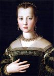 Живопись | Аньоло Бронзино | Portrait of Maria de' Medici, 1553