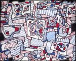 Живопись | Жан Дюбюффе | Site inhabited by Objects, 1965