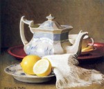 Живопись | Элизабет Пэкстон | Still Life with Teapot and Lemons