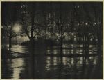 Фотография | Альфред Стиглиц | Reflections, Night, New York, 1897