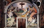 Фреска | Аньоло Бронзино | Поклонение кресту с бронзовой змеей
