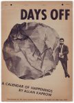Перформанс | Аллан Капроу | Days Off - A Calendar of Happenings, 1970