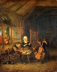 Живопись | Адриан ван Остаде | Деревенские музыканты, 1645
