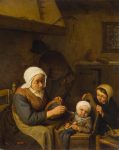Живопись | Адриан ван Остаде | Крестьянская семья, 1667