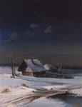 Живопись | Алексей Саврасов | Зимний пейзаж, 1871