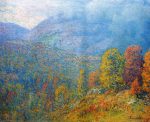 Живопись | Джон Эннекинг | Mountain Landscape, 1902