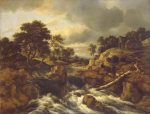 Живопись | Якоб Исаакс ван Рейсдал | Водопад в Норвегии, 1660-70