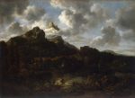 Живопись | Якоб Исаакс ван Рейсдал | Горный пейзаж, 1670-е