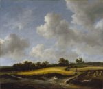 Живопись | Якоб Исаакс ван Рейсдал | Пейзаж с пшеничным полем, 1658-62