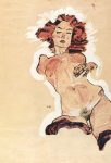 Живопись | Эгон Шиле | Female nude, 1910