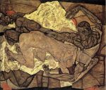 Живопись | Эгон Шиле | Lovers Man and Woman, 1914