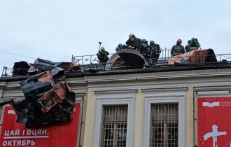 В Москве загорелось здание ГМИИ им. Пушкина