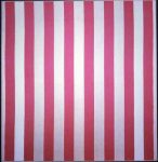 Живопись | Даниель Бюрен | Peinture acrylique blanche sur tissu rayé blanc et rouge, 1970
