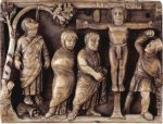 Скульптура Средневековья | Рельеф на саркофаге