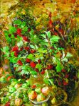 Живопись | Евгений Антонов | Натюрморт с калиной и яблоками, 1994