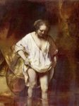 Живопись | Рембрандт Харменс ван Рейн | Женщина, купающаяся в ручье