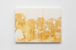 Выставки | Арт Брюссель 2019 | TR Ericsson, Buckeye Bash, 2019, Powdered paint pigment, resin and alcoholic cocktail on gessoed panel, 30.5 x 40.6 cm