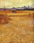 Живопись | Винсент ван Гог | Арль: вид с пшеничных полей, 1888